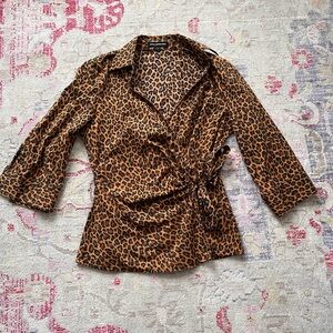 Express cotton wrap top